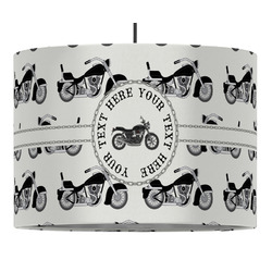 Motorcycle Drum Pendant Lamp (Personalized)