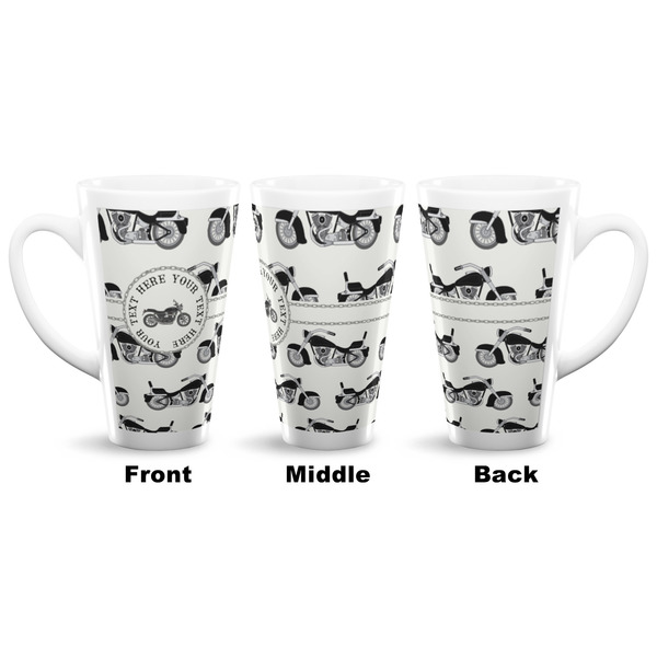 Motorcycle 16 Oz Latte Mug - Approval