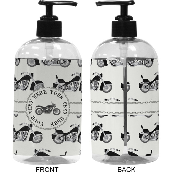 Motorcycle 16 oz Plastic Liquid Dispenser (Approval)