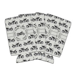 Motorcycle Can Cooler (16 oz) - Set of 4 (Personalized)