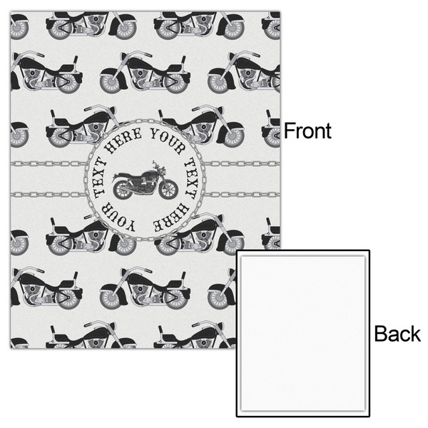 Motorcycle 16x20 - Matte Poster - Front & Back