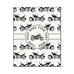 Motorcycle Wood Print - 16x20 (Personalized)