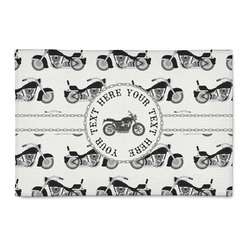 Motorcycle 2' x 3' Indoor Area Rug (Personalized)