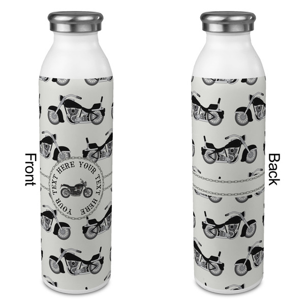 Motorcycle 20oz Water Bottles - Full Print - Approval