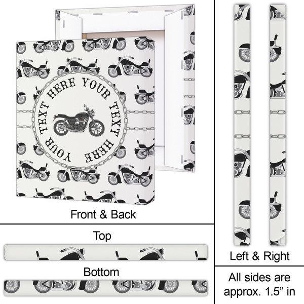 Motorcycle 20x24 - Canvas Print - Approval