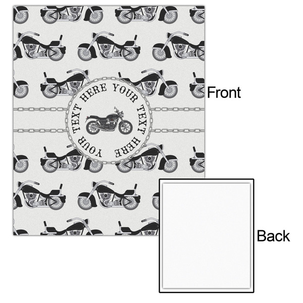 Motorcycle 20x24 - Matte Poster - Front & Back
