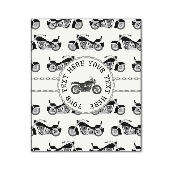 Motorcycle 20x24 Wood Print - Front View