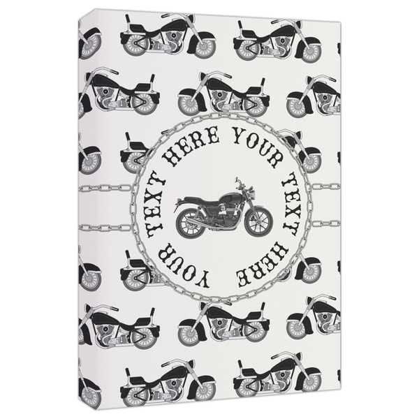 Custom Motorcycle Canvas Print - 20x30 (Personalized)