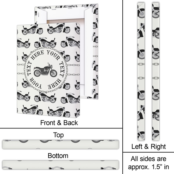 Motorcycle 20x30 - Canvas Print - Approval