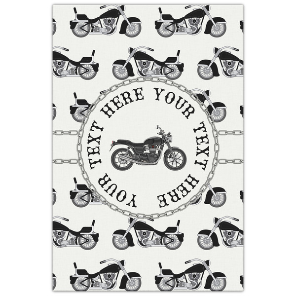 Motorcycle 20x30 - Canvas Print - Front View