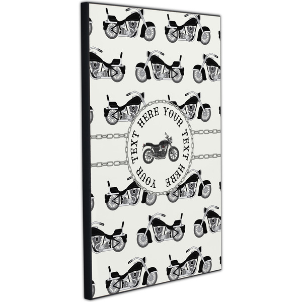 Motorcycle 20x30 Wood Print - Angle View