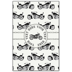 Motorcycle Wood Print - 20x30 (Personalized)