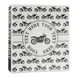 Motorcycle 3-Ring Binder (Personalized)
