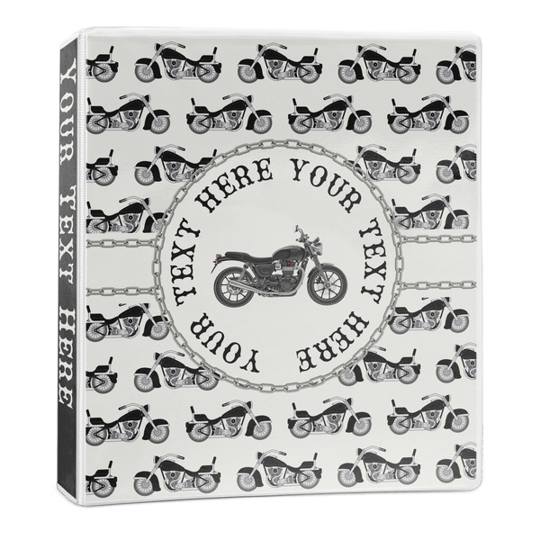 Custom Motorcycle 3-Ring Binder - 1 inch (Personalized)