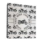 Motorcycle 3 Ring Binder - Full Wrap - 1" (Personalized)