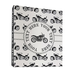 Motorcycle 3 Ring Binder - Full Wrap - 1" (Personalized)