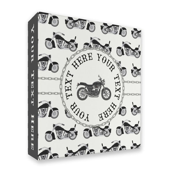 Motorcycle 3 Ring Binders - Full Wrap - 2" - FRONT