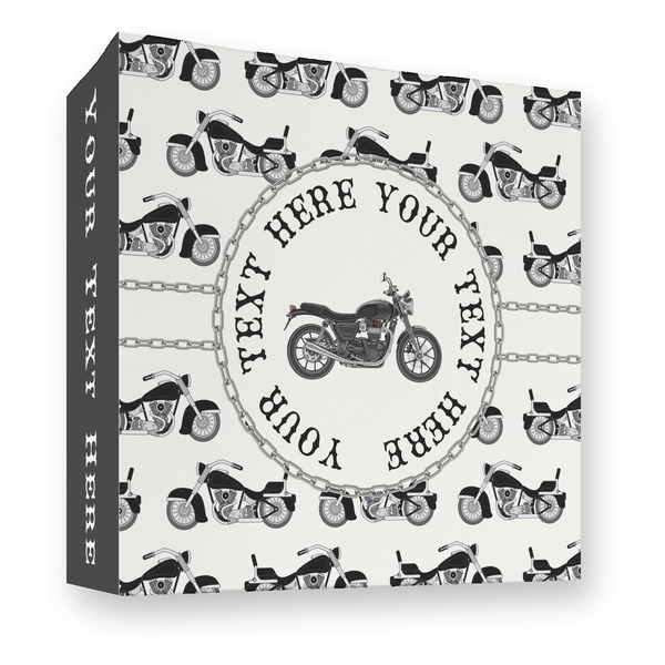 Motorcycle 3 Ring Binders - Full Wrap - 3" - FRONT