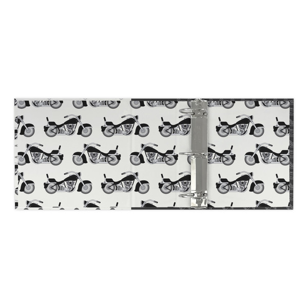 Motorcycle 3 Ring Binders - Full Wrap - 3" - OPEN INSIDE