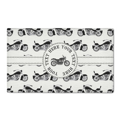 Motorcycle 3' x 5' Indoor Area Rug (Personalized)