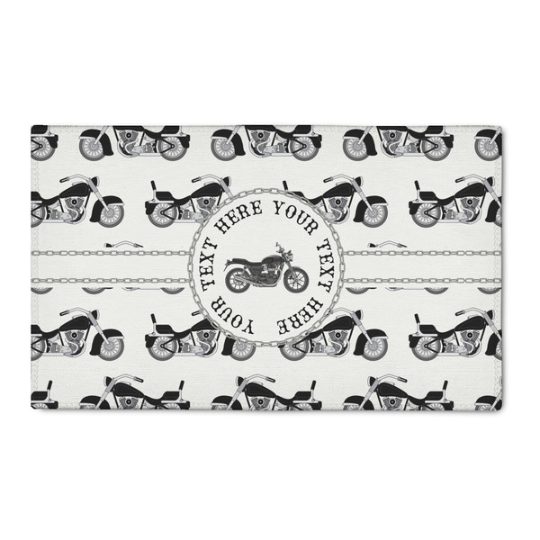 Custom Motorcycle 3' x 5' Patio Rug (Personalized)