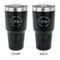 Motorcycle 30 oz Stainless Steel Ringneck Tumblers - Black - Double Sided - APPROVAL