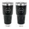 Motorcycle 30 oz Stainless Steel Tumbler - Black - Double Sided (Personalized)