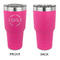 Motorcycle 30 oz Stainless Steel Ringneck Tumblers - Pink - Single Sided - APPROVAL