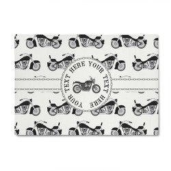 Motorcycle 4' x 6' Patio Rug (Personalized)