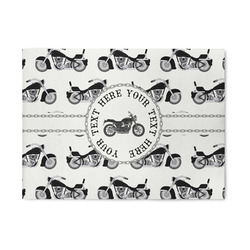 Motorcycle 5' x 7' Patio Rug (Personalized)
