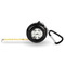 Motorcycle 6-Ft Pocket Tape Measure with Carabiner Hook - Front