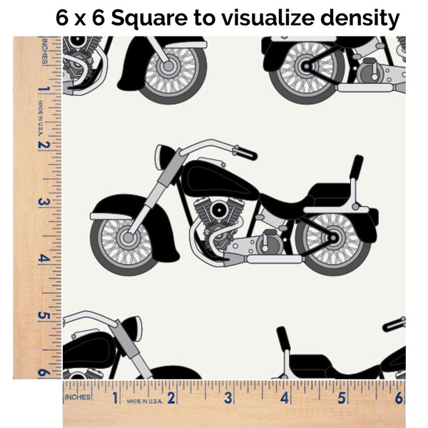 Motorcycle 6x6 Swatch of Fabric