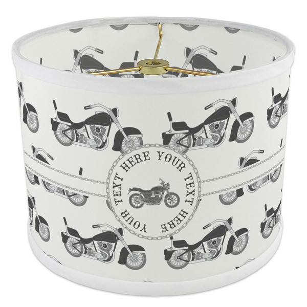 Motorcycle 8" Drum Lampshade - ANGLE Poly-Film