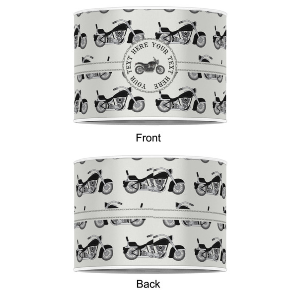 Motorcycle 8" Drum Lampshade - APPROVAL (Poly Film)