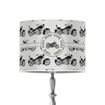 Motorcycle 8" Drum Lamp Shade - Poly-film (Personalized)