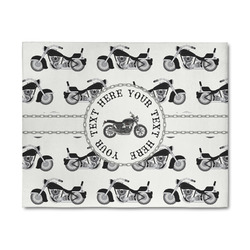 Motorcycle 8' x 10' Patio Rug (Personalized)