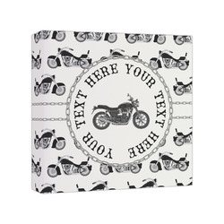 Motorcycle Canvas Print - 8x8 (Personalized)