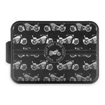 Motorcycle Aluminum Baking Pan with Black Lid (Personalized)