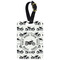 Motorcycle Metal Luggage Tag w/ Name or Text