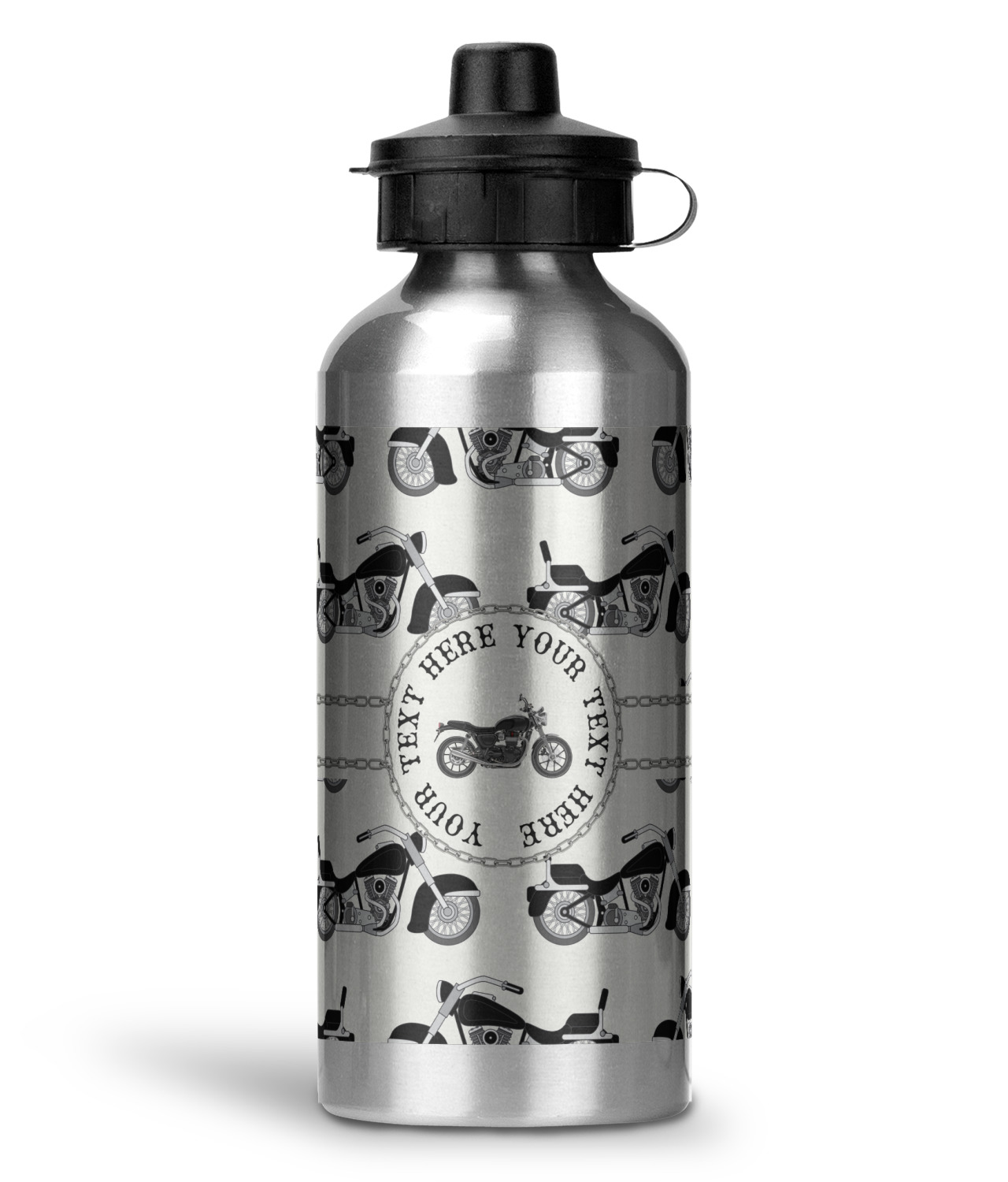 Motorcycle Water Bottle Aluminum 20 oz (Personalized) YouCustomizeIt
