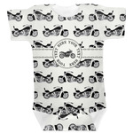 Motorcycle Baby Bodysuit 3-6 (Personalized)