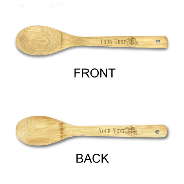 Motorcycle Bamboo Spoons - Double Sided - APPROVAL