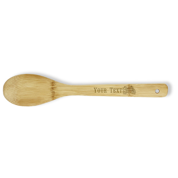Custom Motorcycle Bamboo Spoon - Single Sided (Personalized)