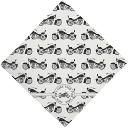 Motorcycle Dog Bandana Scarf w/ Name or Text