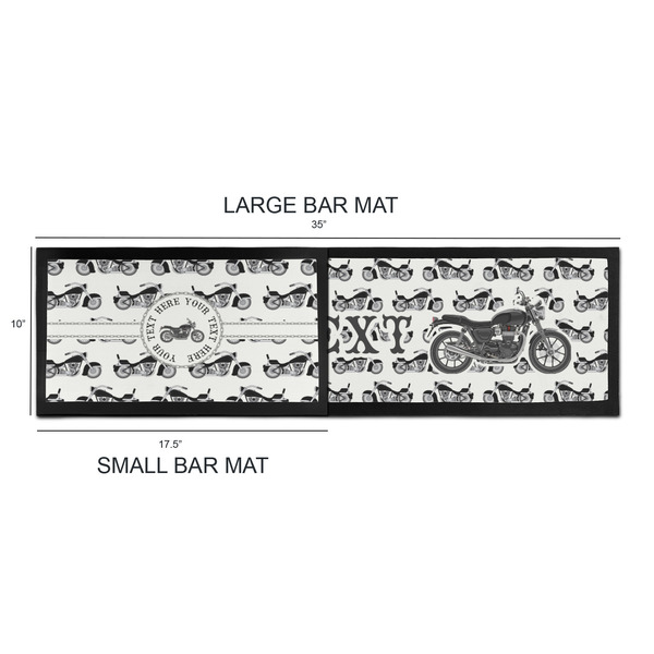 Motorcycle Bar Mats - Sizing Chart