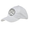 Motorcycle Baseball Cap - White (Personalized)