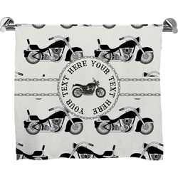 Motorcycle Bath Towel (Personalized)