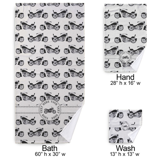 Motorcycle Bath Towel Sets - 3-piece - Approval