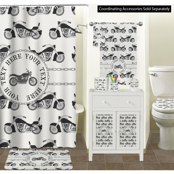 Motorcycle Bathroom Scene