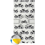 Motorcycle Beach Towel (Personalized)